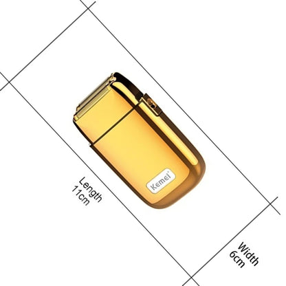 Score a flawless bald look instantly with the Original Kemei Rechargeable Pro Metal Shaver – electric head/beard razor with stainless steel blades for men. CE-certified precision from NovaZip grooming essentials.