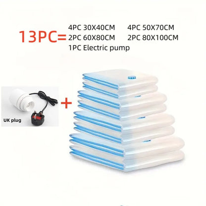 Master space alchemy with this Electric Mini Vacuum Sealer Pump Organizer. Handheld powerhouse compresses travel bags, clothes, and food savers, reclaiming 80% volume instantly.