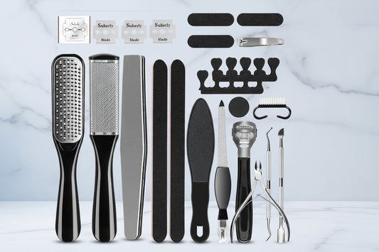Get Salon-Smooth Feet with Professional Stainless Steel Pedicure Kit!