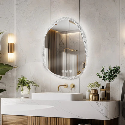 Illuminate vanities with the LUVOD Frameless LED Light Bathroom Mirror. Backlit wall-mounted masterpiece features intuitive touch sensors and IP44 waterproofing for flawless daily rituals.