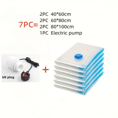 Master space alchemy with this Electric Mini Vacuum Sealer Pump Organizer. Handheld powerhouse compresses travel bags, clothes, and food savers, reclaiming 80% volume instantly.