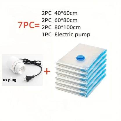 Master space alchemy with this Electric Mini Vacuum Sealer Pump Organizer. Handheld powerhouse compresses travel bags, clothes, and food savers, reclaiming 80% volume instantly.