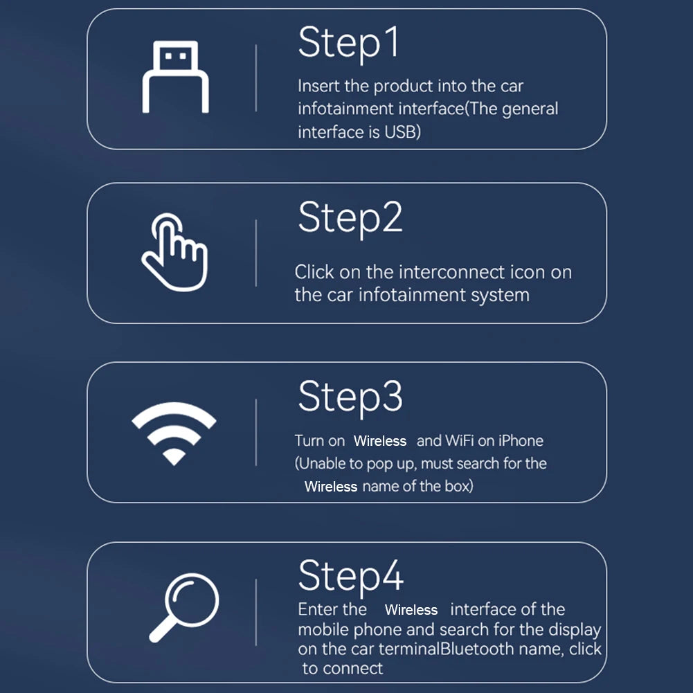 Go Wireless with Smart CarPlay Android Auto AI Box Adapter!