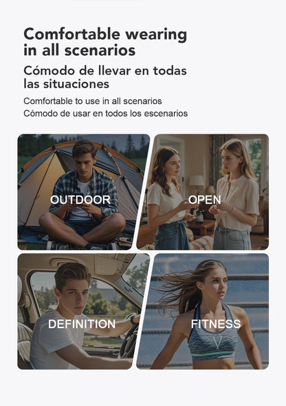 Revolutionize your listening with ERASER XT6 Pro Bluetooth Headset Earbuds – featuring AI translation, 13-hour wireless display battery, and advanced noise cancellation.