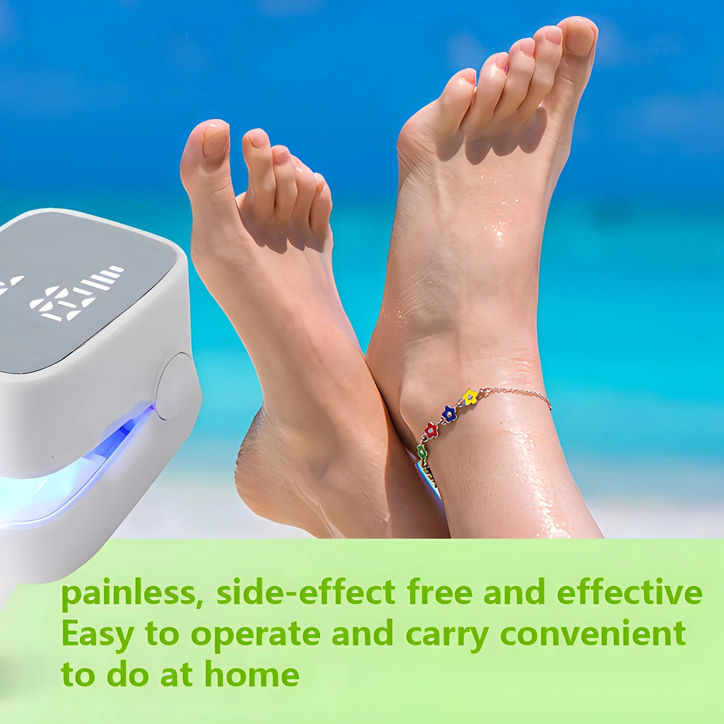 Eliminate Nail Fungus with White/Black Laser Treatment Device!