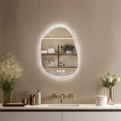 Illuminate vanities with the LUVOD Frameless LED Light Bathroom Mirror. Backlit wall-mounted masterpiece features intuitive touch sensors and IP44 waterproofing for flawless daily rituals.