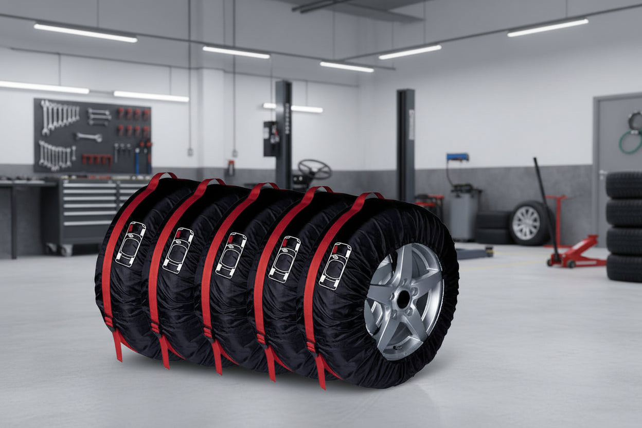 Universal Waterproof Spare Tire Storage Bag S/L - Dustproof Polyester Car Wheel Cover Case