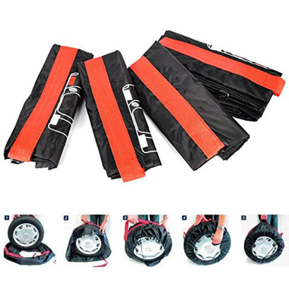 Universal Waterproof Spare Tire Storage Bag S/L - Dustproof Polyester Car Wheel Cover Case