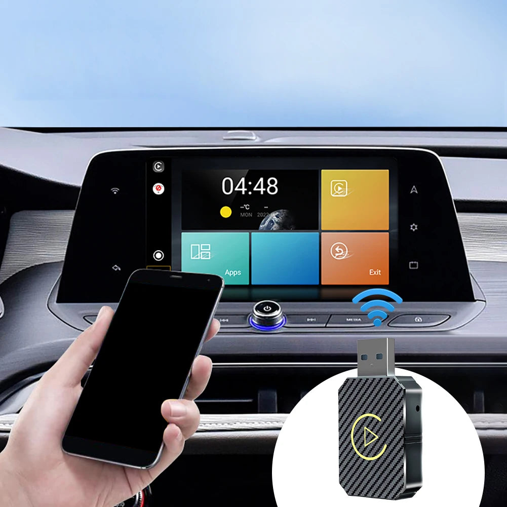 Go Wireless with Smart CarPlay Android Auto AI Box Adapter!