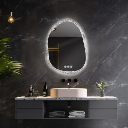 Illuminate vanities with the LUVOD Frameless LED Light Bathroom Mirror. Backlit wall-mounted masterpiece features intuitive touch sensors and IP44 waterproofing for flawless daily rituals.