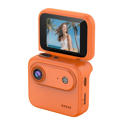 Capture epic adventures with the Mini Sports Camera 4K Ultra Vlog – flip clear screen, anti-shake tech, and 143° wide-angle lens for stunning student travel footage.