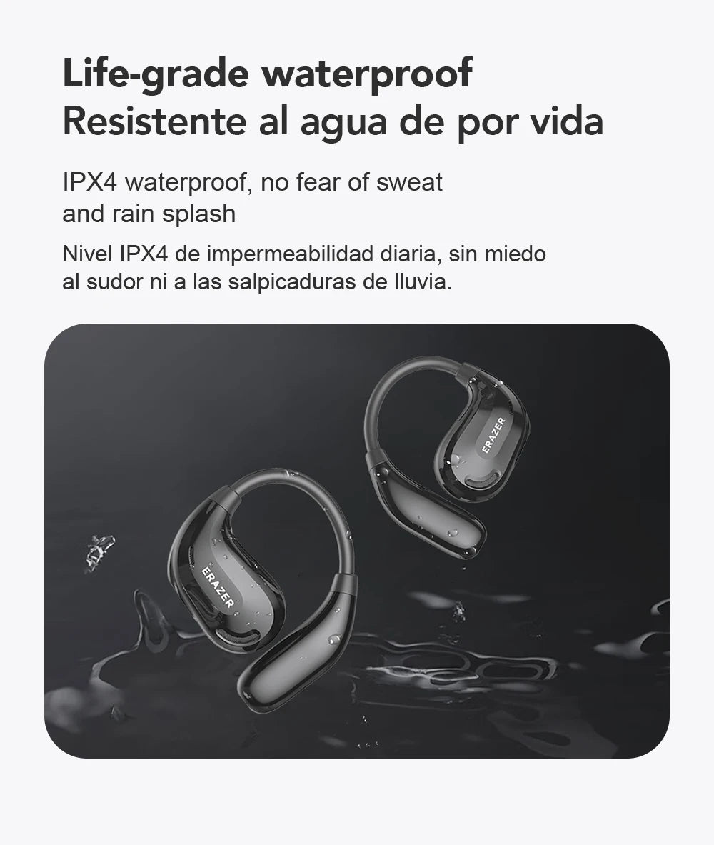 Revolutionize your listening with ERASER XT6 Pro Bluetooth Headset Earbuds – featuring AI translation, 13-hour wireless display battery, and advanced noise cancellation.