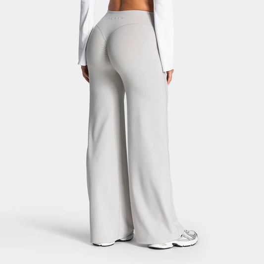 Ignite your workouts with these Booty Scrunch Straight Wide Leg Sweatpants women's gym yoga baggy training joggers, perfect for running, lunges, and sports. The scrunch booty effect delivers lift and style in a breezy wide-leg cut.