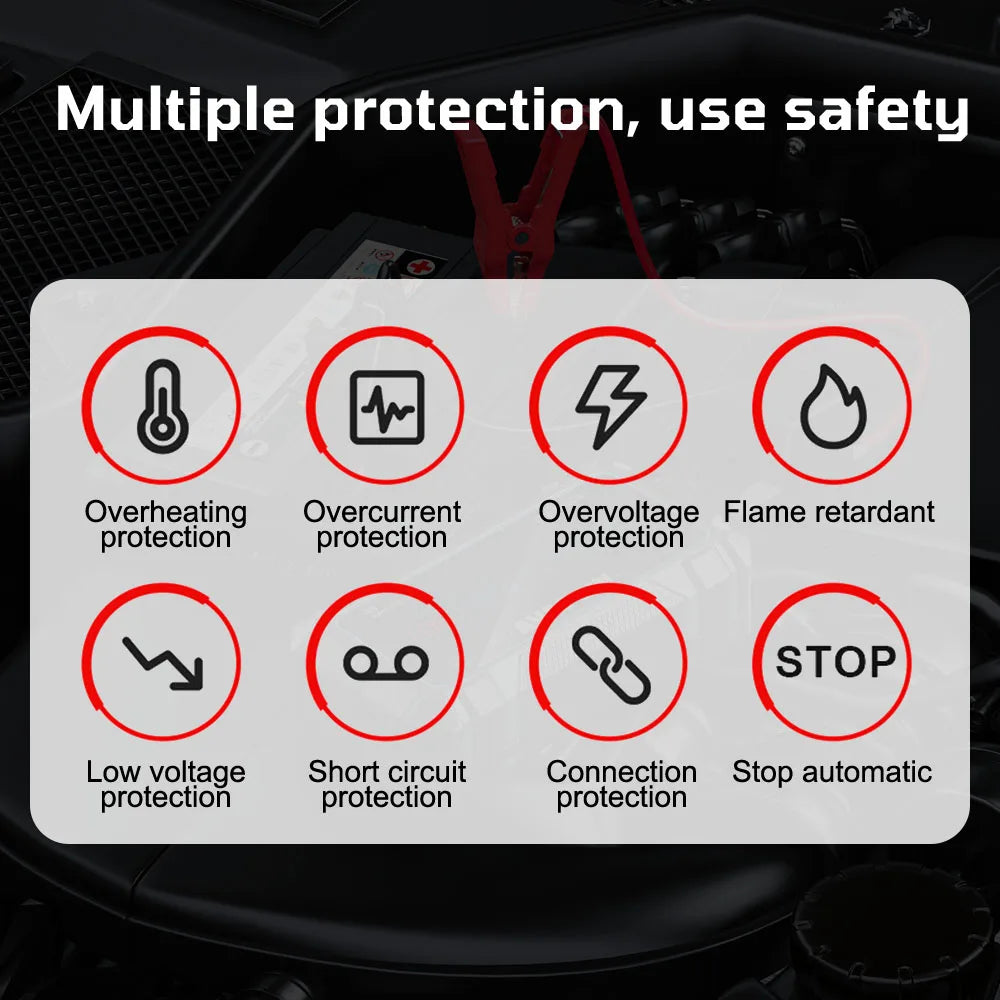 Revive Your Car Battery with 12V 10A Pulse Repair Charger!