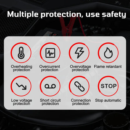 Revive Your Car Battery with 12V 10A Pulse Repair Charger!