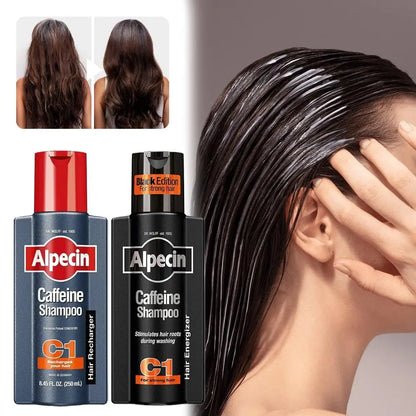 Revitalize Hair Roots with German Alpecin Caffeine Shampoo!