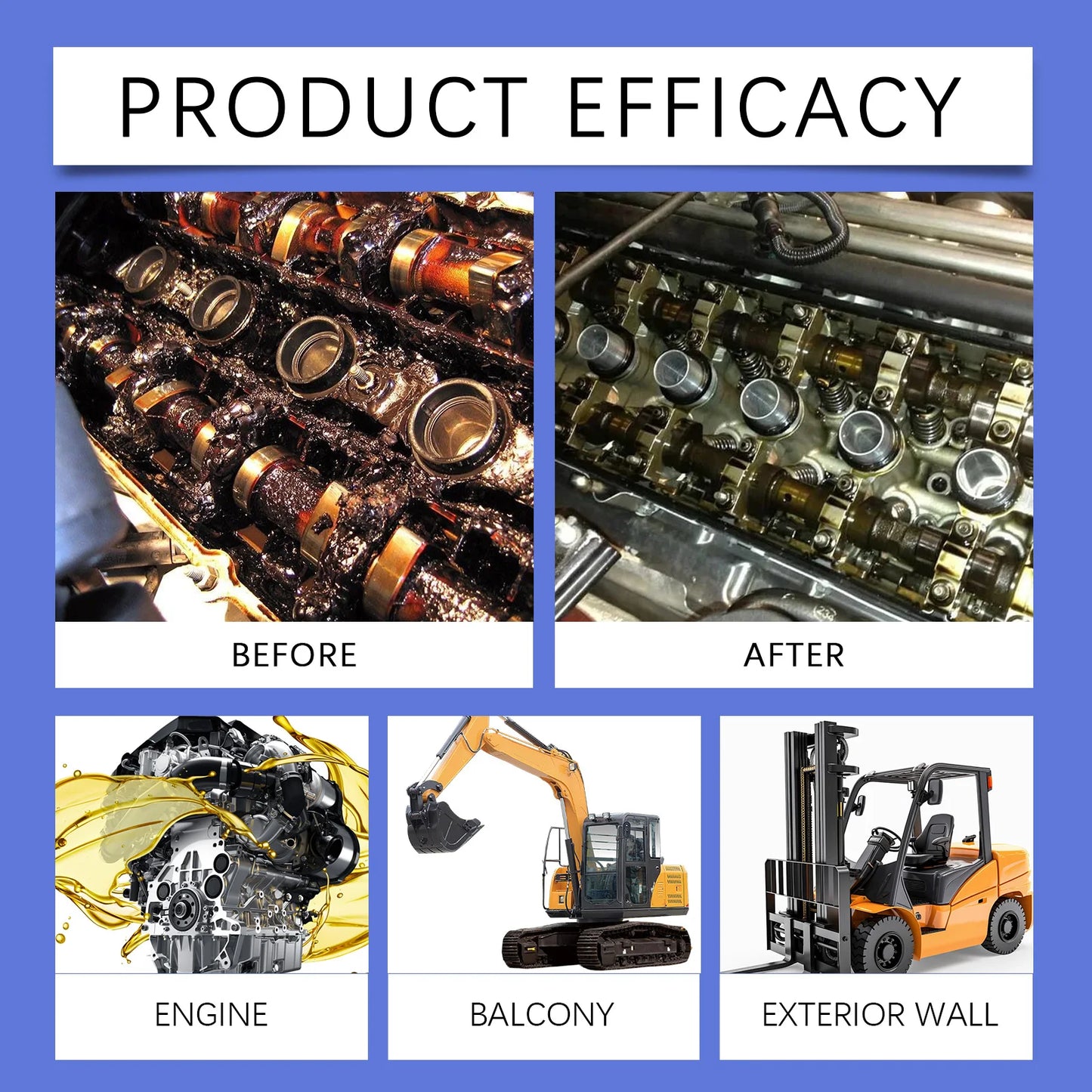 Restore Engine Power with Professional Carbon Anti-Wear Oil Additive!