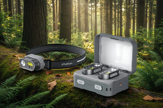 Illuminate your adventures with the Youopin DUKA ATuMan MH1 Intelligent Headlamp – gesture control, dual button operation, and versatile flashlight for outdoor excellence.