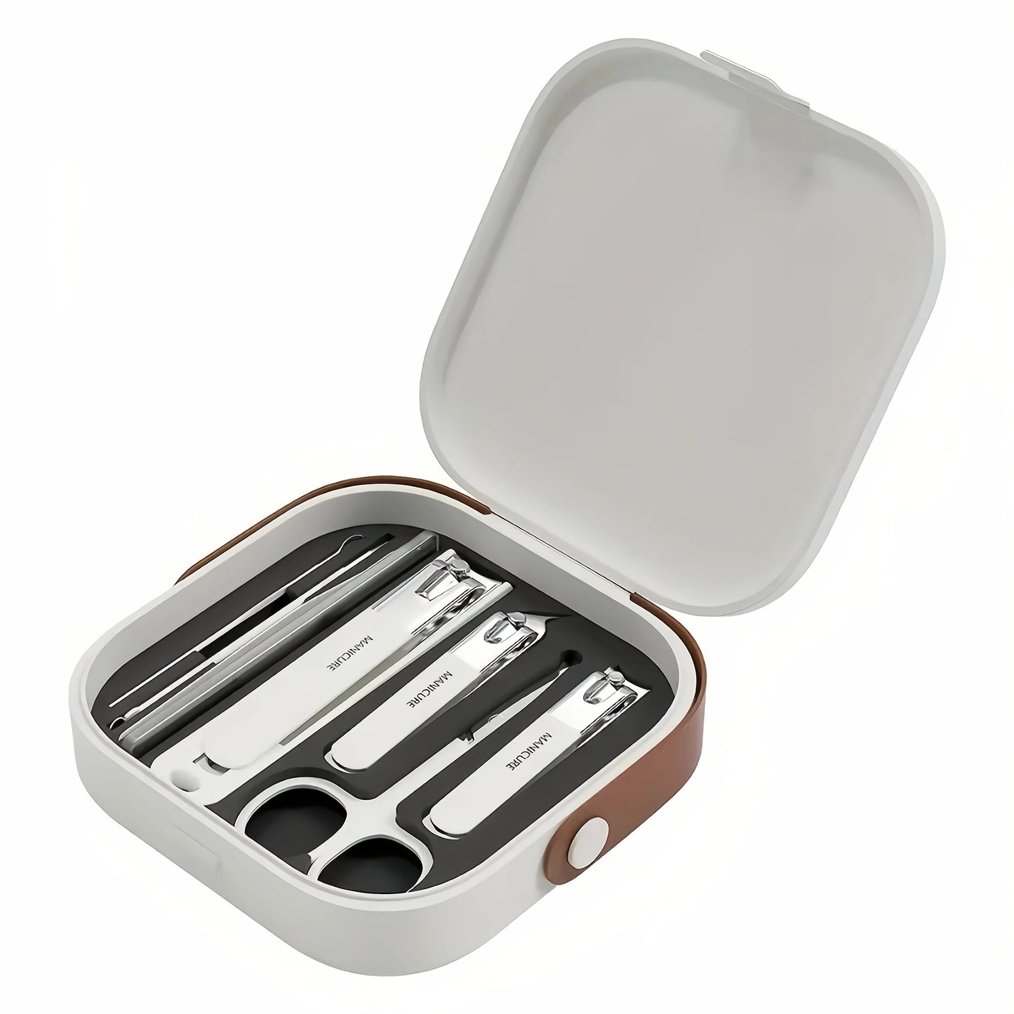 Achieve Salon-Quality Nails with Stainless Steel Manicure & Nail Care Kit!