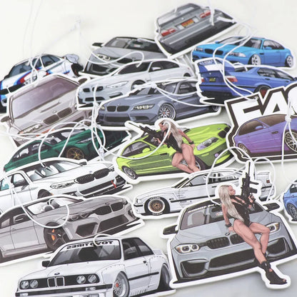 Elevate Your BMW Drive with BMW-Themed Perfume Pendant Air Freshener!