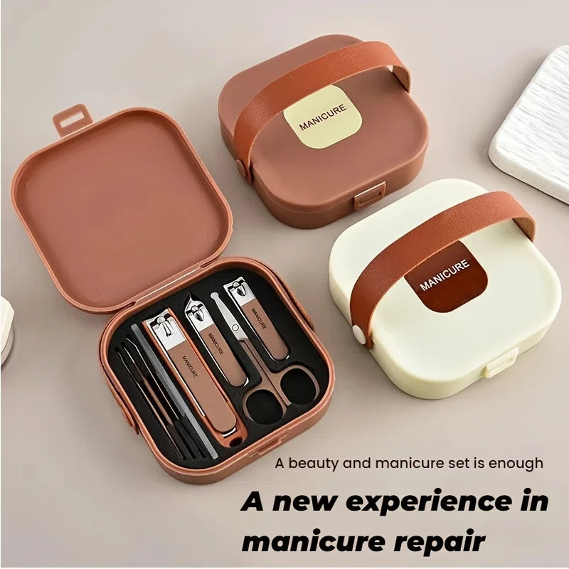 Achieve Salon-Quality Nails with Stainless Steel Manicure & Nail Care Kit!