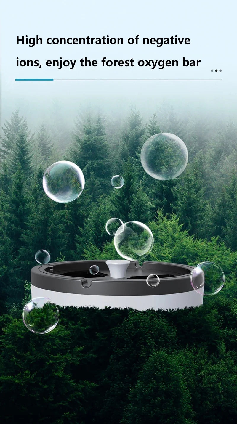 Clear the Air Instantly with Intelligent Car Air Purifier Ashtray!