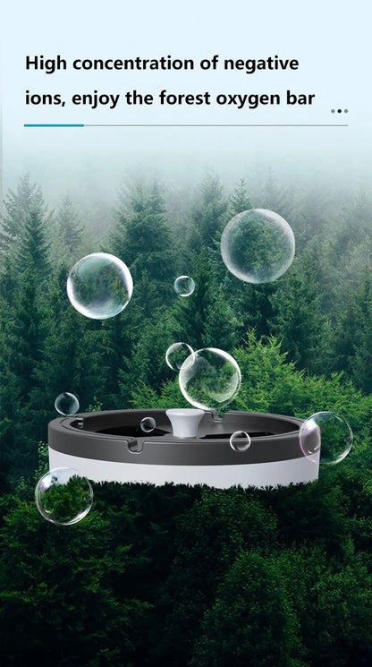 Clear the Air Instantly with Intelligent Car Air Purifier Ashtray!