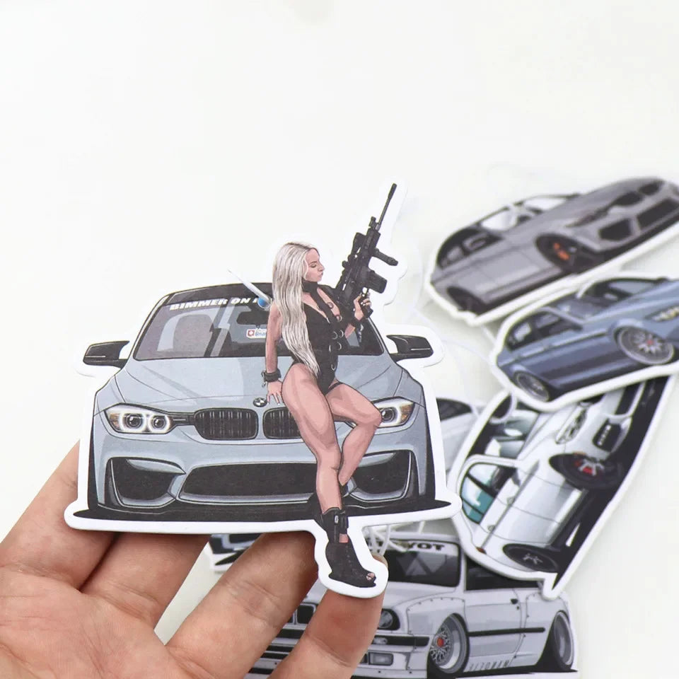 Elevate Your BMW Drive with BMW-Themed Perfume Pendant Air Freshener!