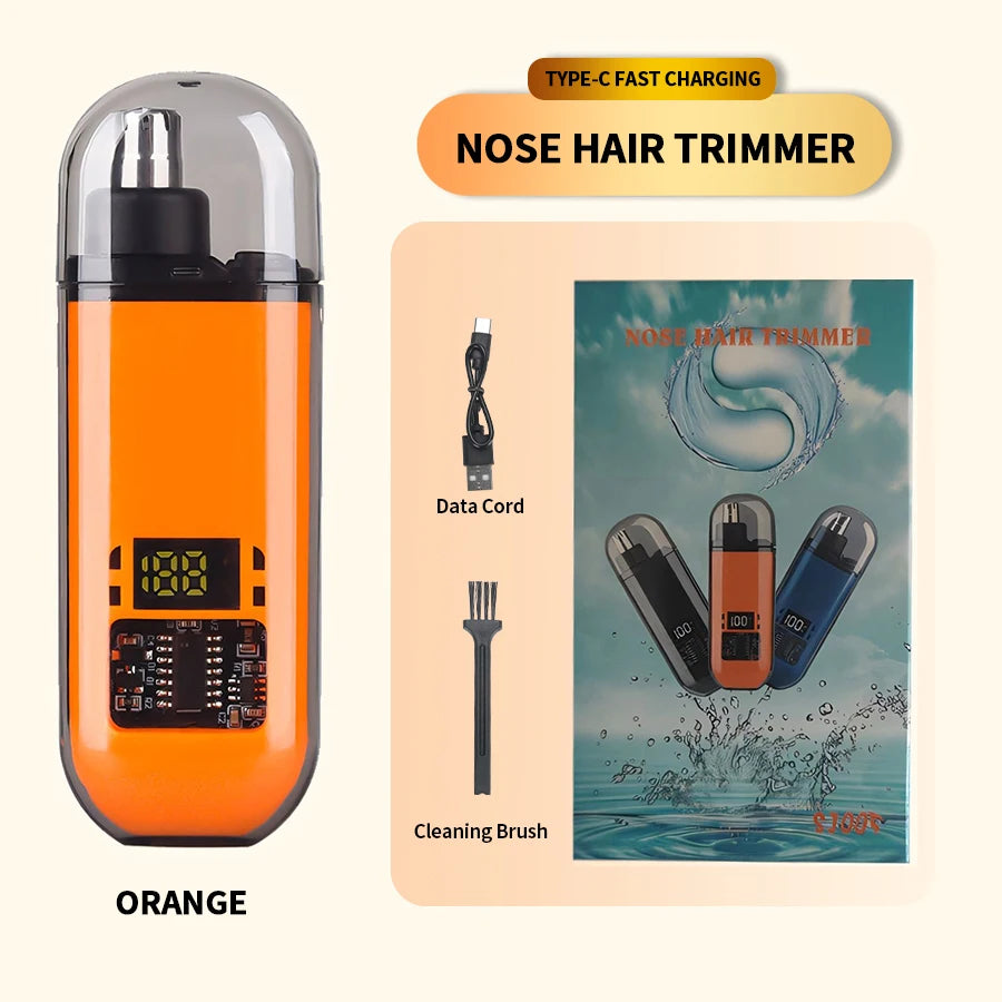 Groom Neatly with Rechargeable Nose Hair Trimmer for Men!
