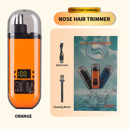 Groom Neatly with Rechargeable Nose Hair Trimmer for Men!