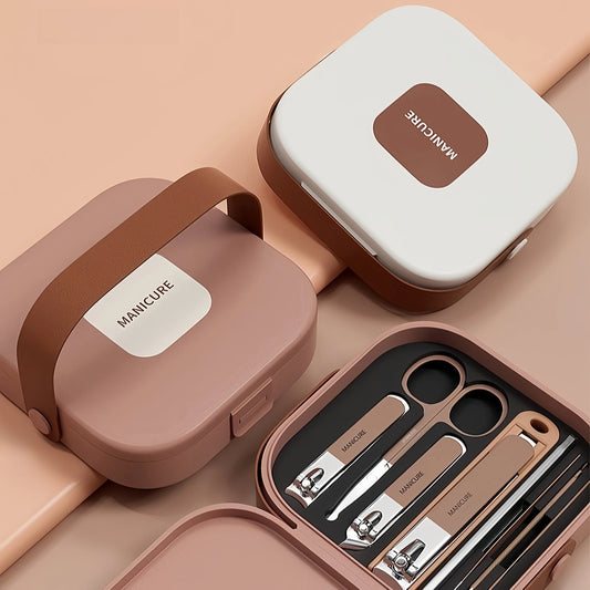 Achieve Salon-Quality Nails with Stainless Steel Manicure & Nail Care Kit!