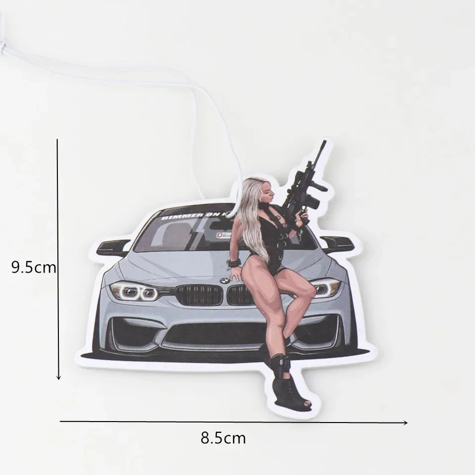 Elevate Your BMW Drive with BMW-Themed Perfume Pendant Air Freshener!