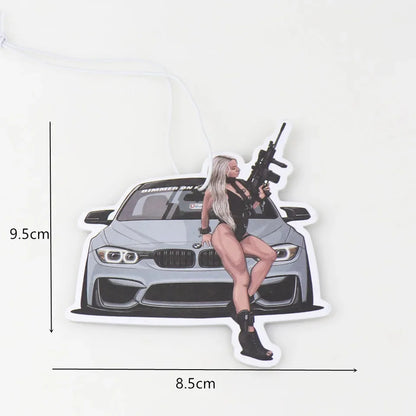 Elevate Your BMW Drive with BMW-Themed Perfume Pendant Air Freshener!