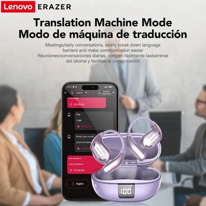 Revolutionize your listening with ERASER XT6 Pro Bluetooth Headset Earbuds – featuring AI translation, 13-hour wireless display battery, and advanced noise cancellation.