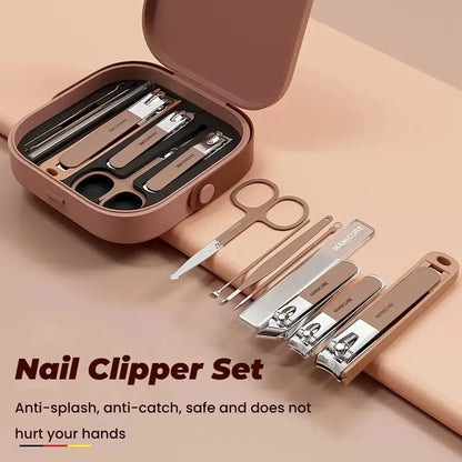 Achieve Salon-Quality Nails with Stainless Steel Manicure & Nail Care Kit!