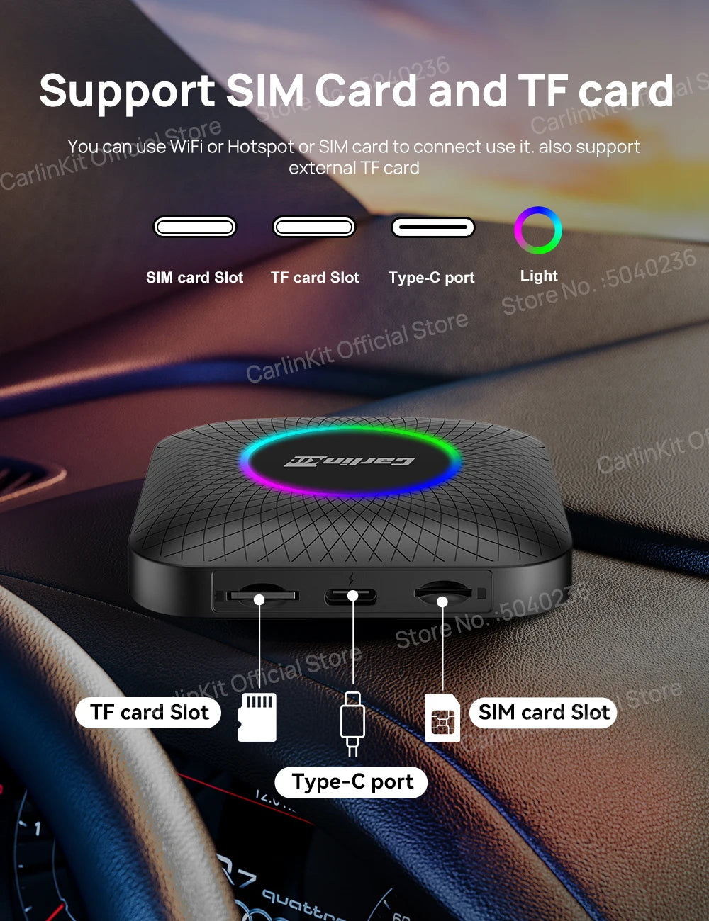 Discover the CarlinKit CarPlay AI Box Android 13 QCM6225!