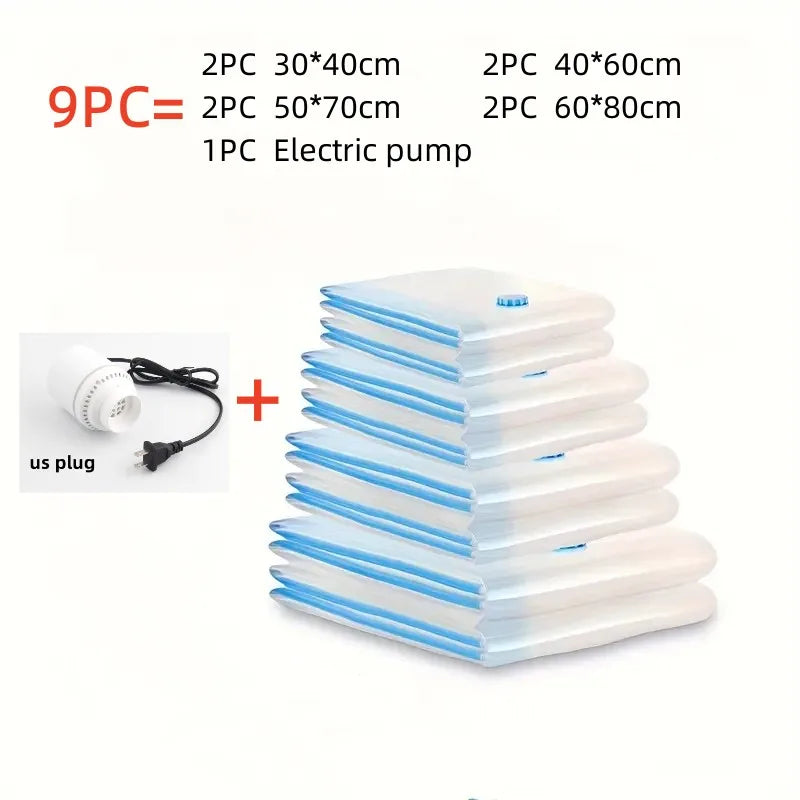 Master space alchemy with this Electric Mini Vacuum Sealer Pump Organizer. Handheld powerhouse compresses travel bags, clothes, and food savers, reclaiming 80% volume instantly.