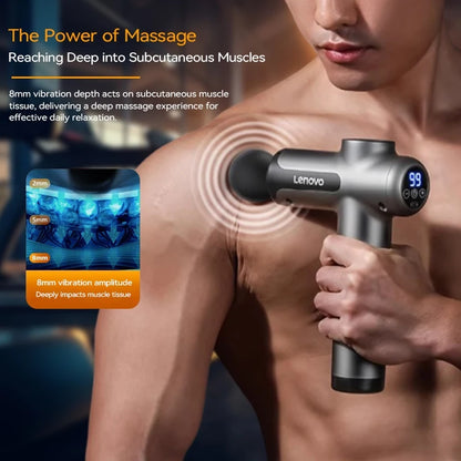 Power Through Recovery with Lenovo Wireless Massage Gun!