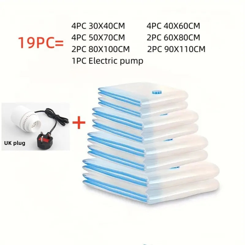 Master space alchemy with this Electric Mini Vacuum Sealer Pump Organizer. Handheld powerhouse compresses travel bags, clothes, and food savers, reclaiming 80% volume instantly.