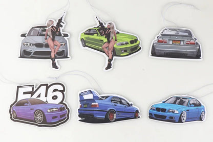 Elevate Your BMW Drive with BMW-Themed Perfume Pendant Air Freshener!
