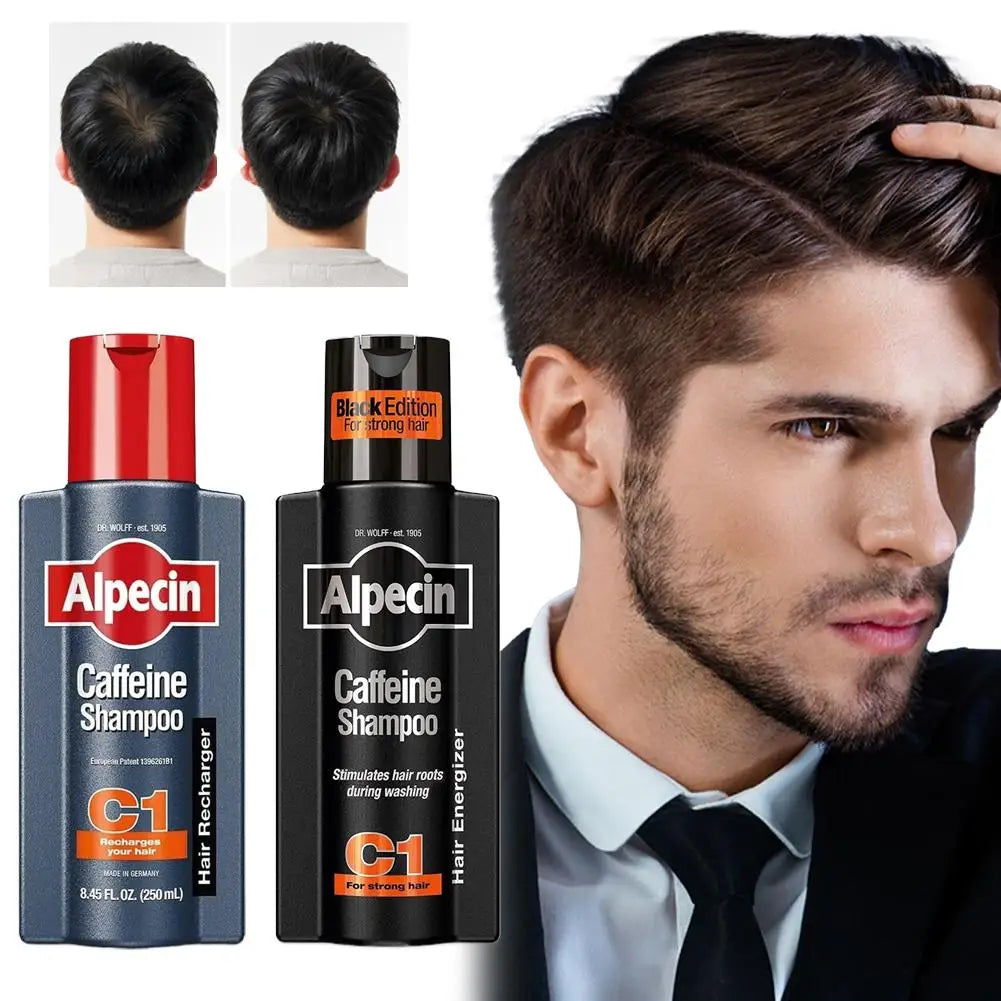 Revitalize Hair Roots with German Alpecin Caffeine Shampoo!