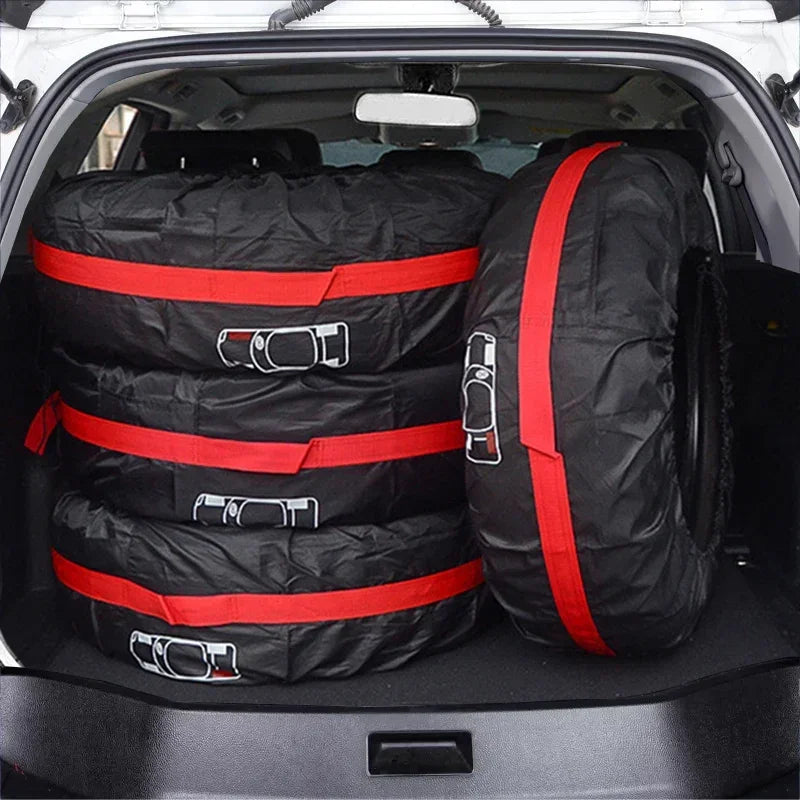 Universal Waterproof Spare Tire Storage Bag S/L - Dustproof Polyester Car Wheel Cover Case