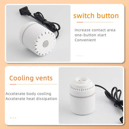 Master space alchemy with this Electric Mini Vacuum Sealer Pump Organizer. Handheld powerhouse compresses travel bags, clothes, and food savers, reclaiming 80% volume instantly.