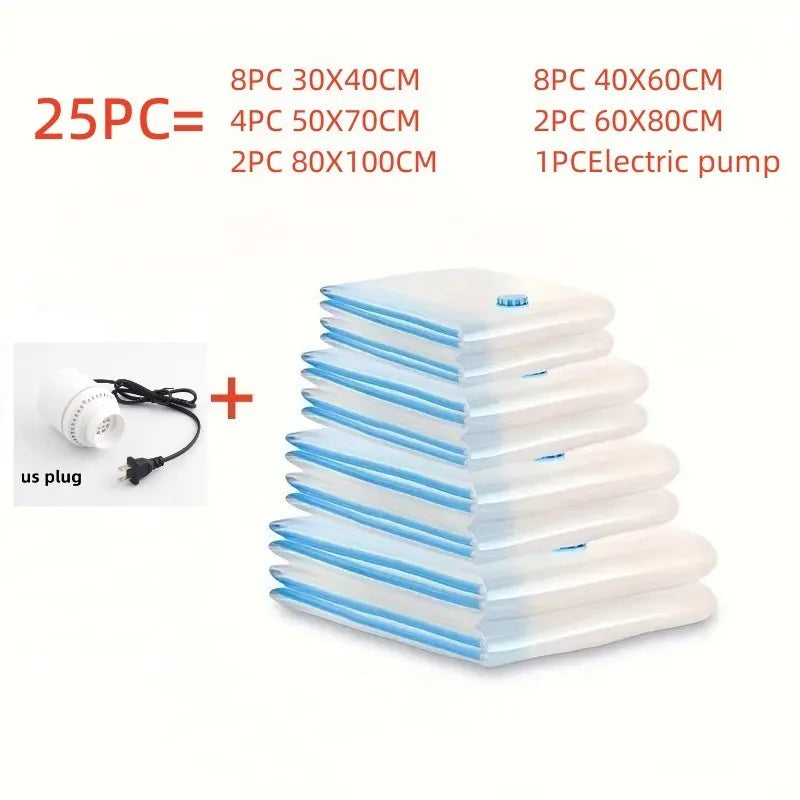 Master space alchemy with this Electric Mini Vacuum Sealer Pump Organizer. Handheld powerhouse compresses travel bags, clothes, and food savers, reclaiming 80% volume instantly.