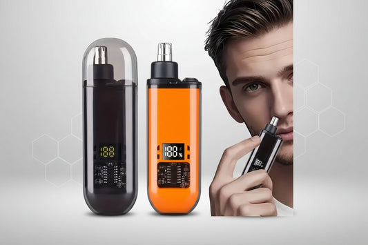 Groom Neatly with Rechargeable Nose Hair Trimmer for Men!
