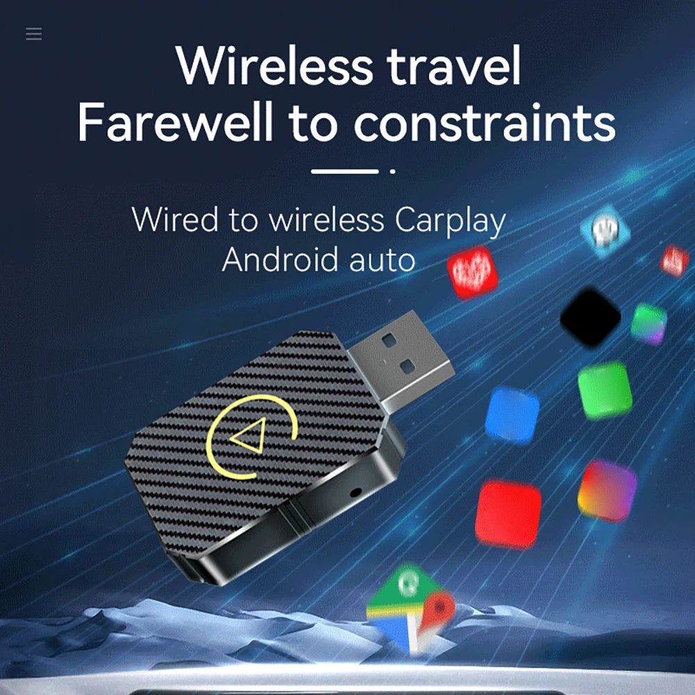 Go Wireless with Smart CarPlay Android Auto AI Box Adapter!