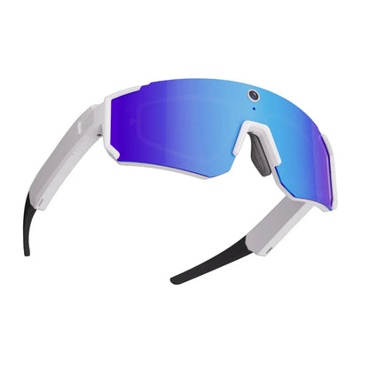 Gear up for the ultimate ride with New AI Intelligent Glasses – 800W cycling goggles featuring HD anti-shake camera, video recording, and UV protection.