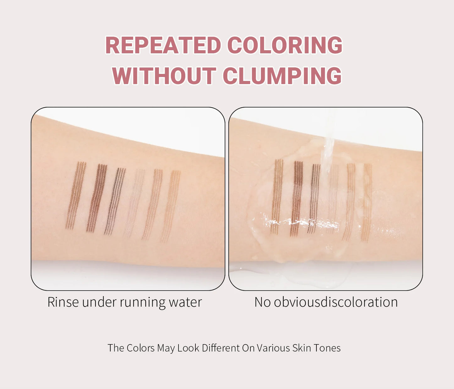 4-Tip Waterproof Eyebrow Pen – Natural Hair-Like Brows