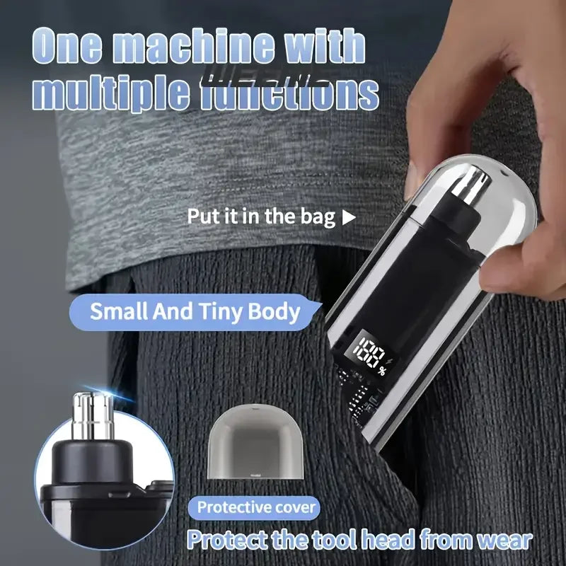 Groom Neatly with Rechargeable Nose Hair Trimmer for Men!