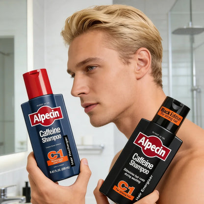 Revitalize Hair Roots with German Alpecin Caffeine Shampoo!